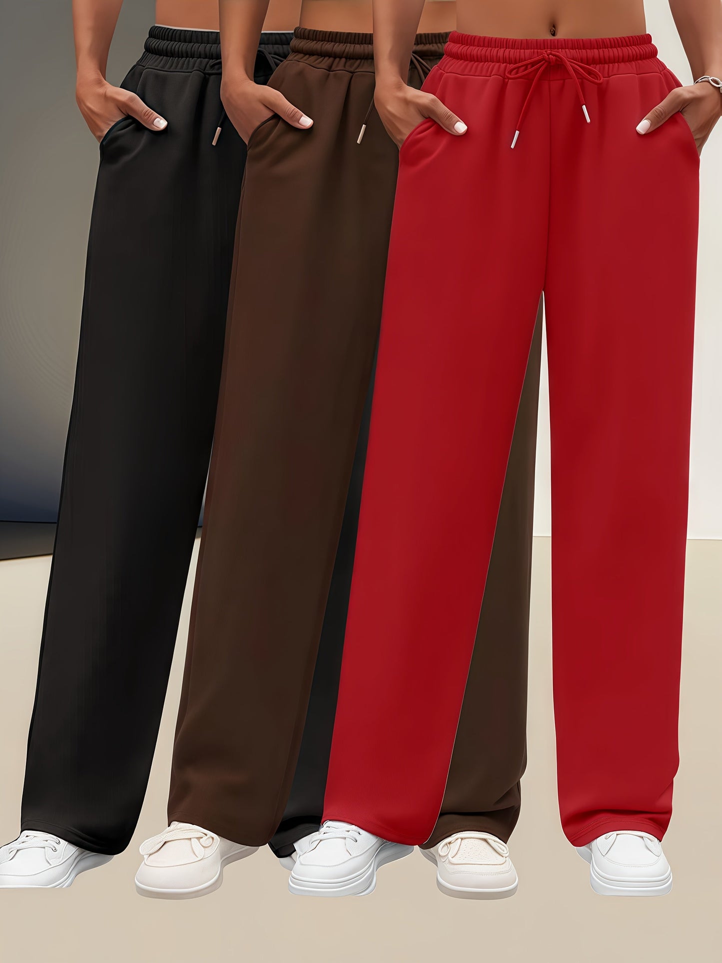 Klassisches 3-teiliges Jogginganzug-Set