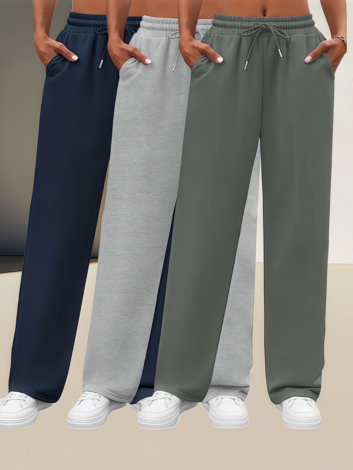 Klassisches 3-teiliges Jogginganzug-Set