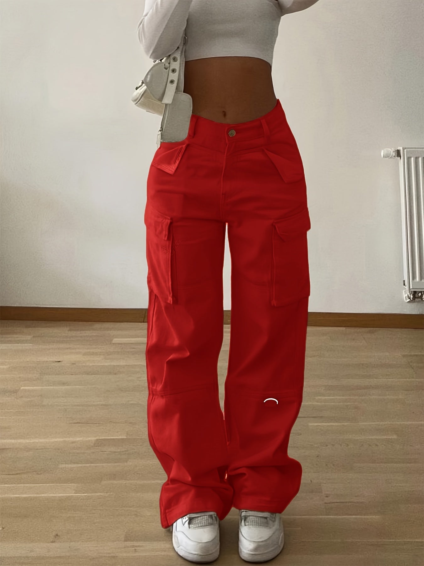 Strukturierte Cargohose