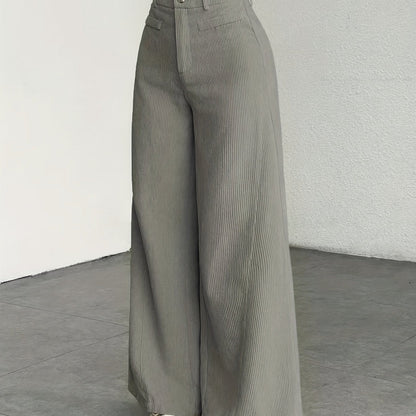 Cordhose mit hoher Taille