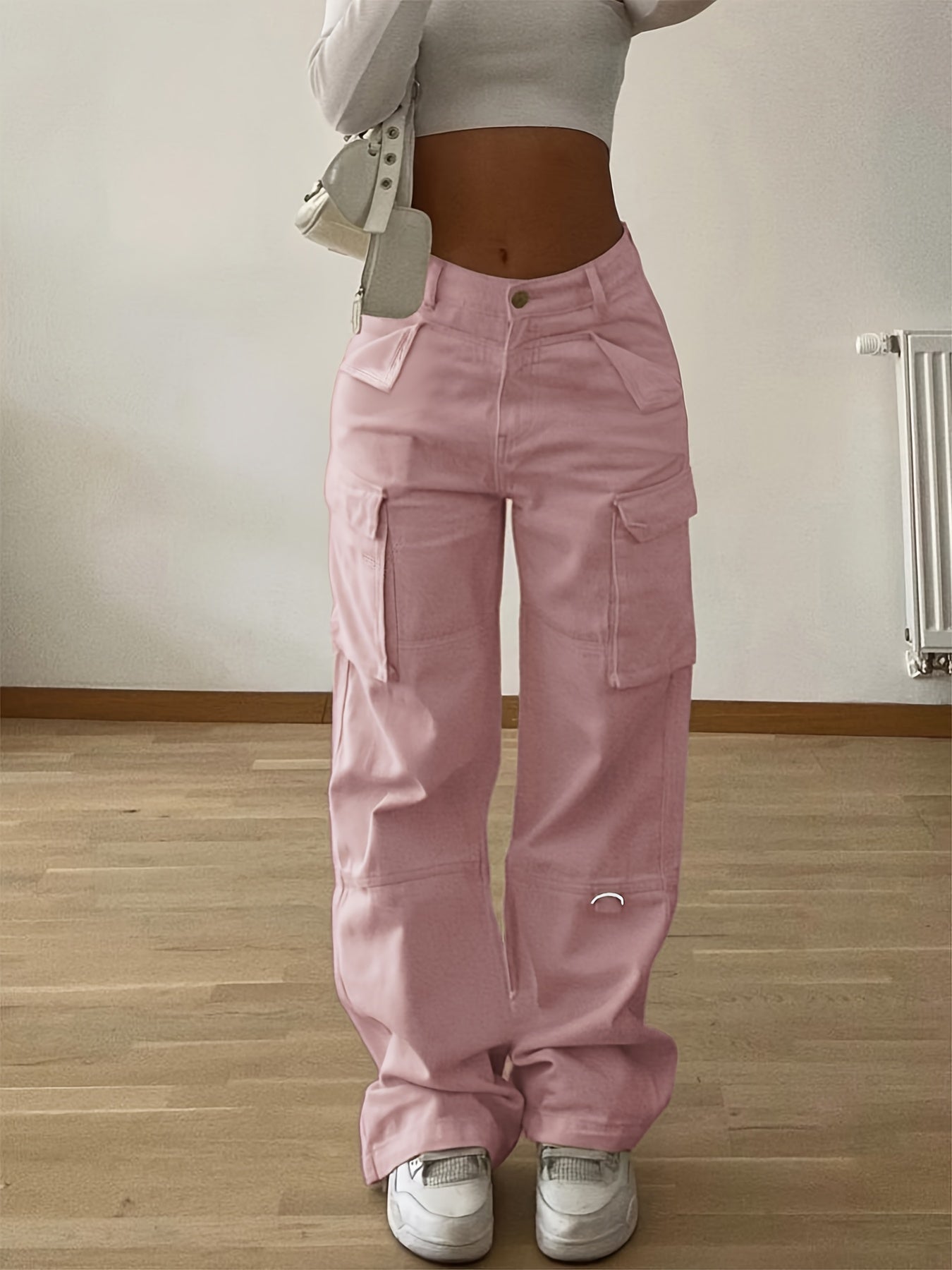 Strukturierte Cargohose