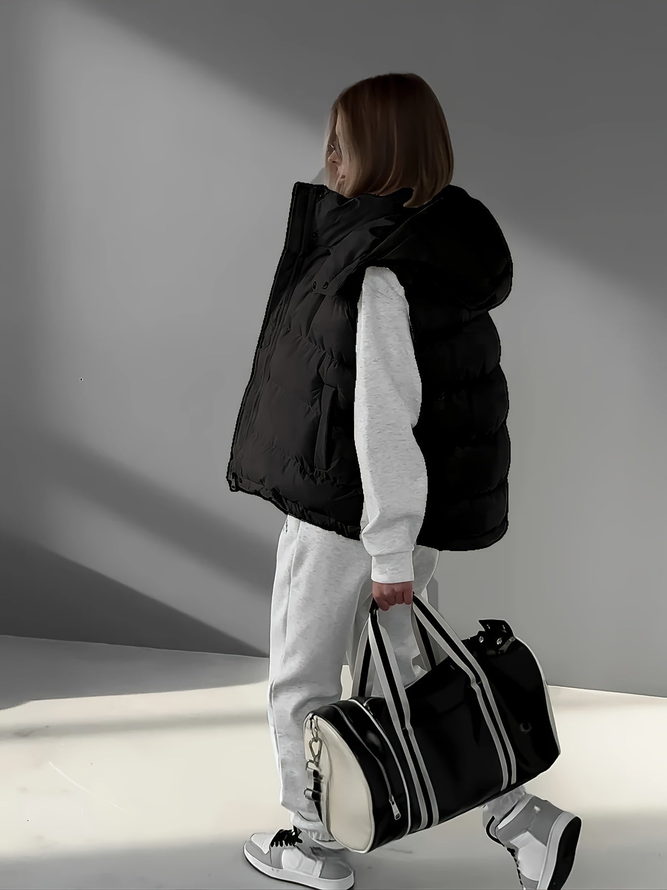 Ärmellose Weste mit Reißverschluss