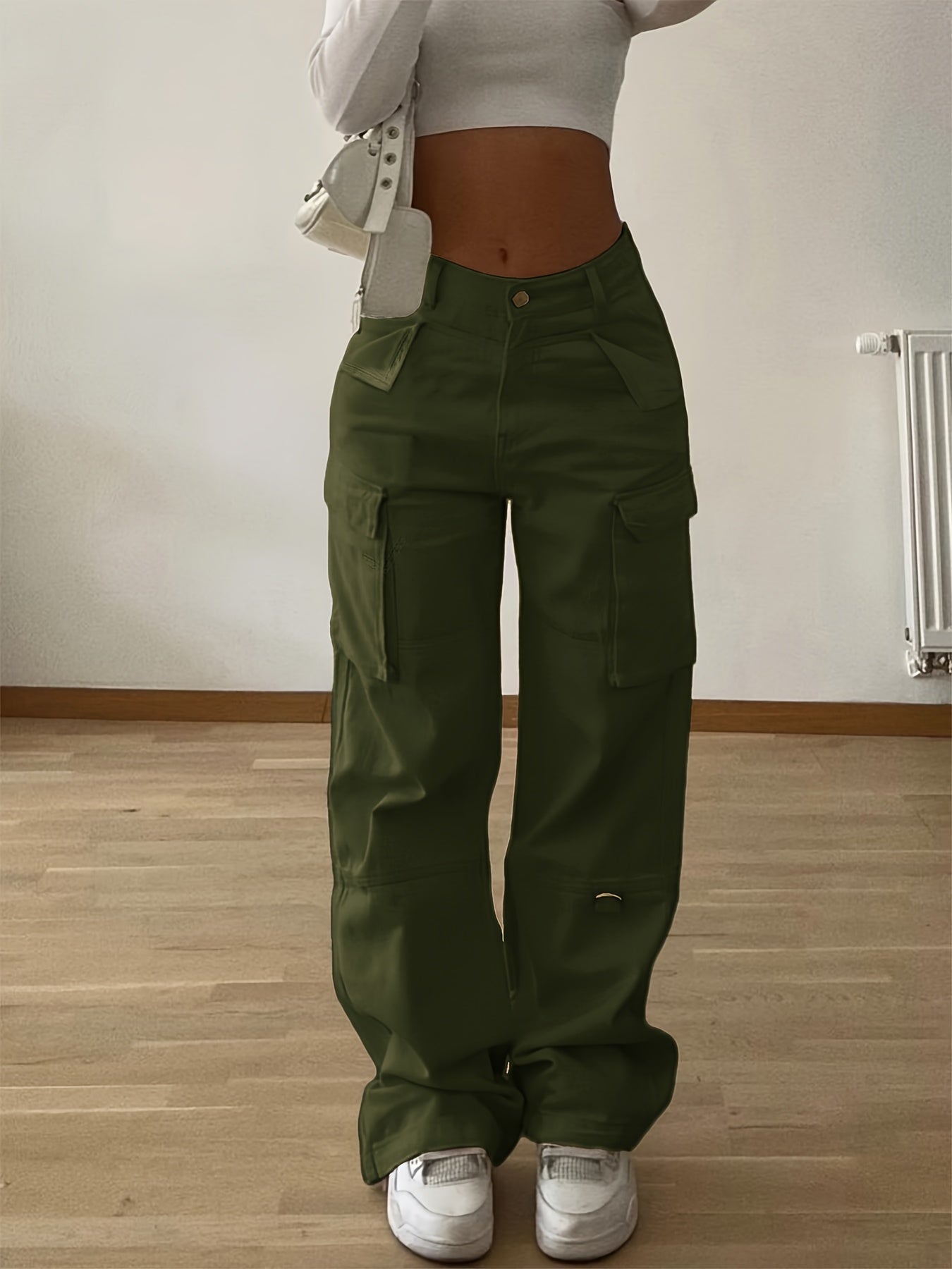 Strukturierte Cargohose