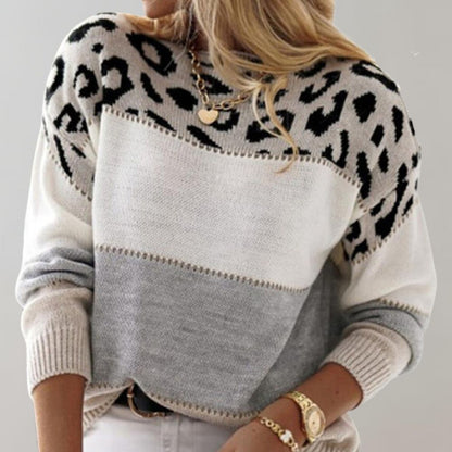 Urban Leopard Strickpullover