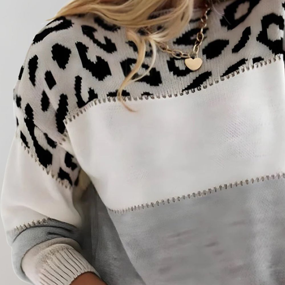 Urban Leopard Strickpullover