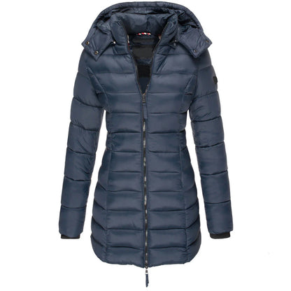 Warme Winter-Steppjacke