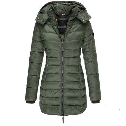 Warme Winter-Steppjacke