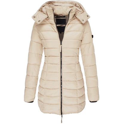 Warme Winter-Steppjacke